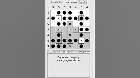 Grey is Odd - Today grids. Solution level 3 7X7 dated 02-12-2024