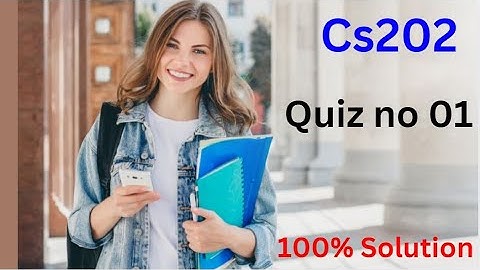 Cs202 | Cs 202 Quiz no 01| Graded Quiz no 01| Easy Learning Club #cs202