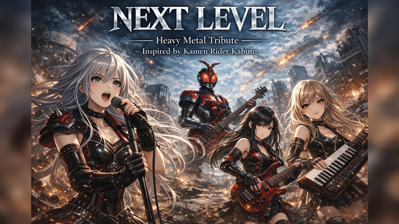 🎸【仮面ライダーカブト】NEXT LEVEL / YU-KI – Heavy Metal Tribute –