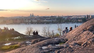 Stockholm Walks: Romantic Skinnarviksberget at sunset