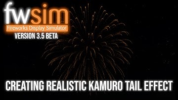 Creating Realistic Kamuro Tail Effect in FWsim 3.5 Beta (Tutorial)
