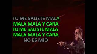 MALA MARC ANTHONY KARAOKE