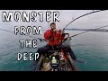 Eype kayak fishing monster from the deep