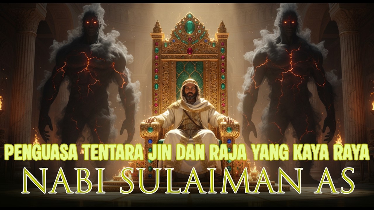 Nabi Sulaiman Penguasa Tentara Jin! Rahasia Kekuasaan yang Membuat Dunia Tertunduk | Kisah Islami