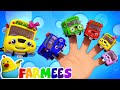 Bus Finger Family Song | Farmees Nursery Rhymes & Kids Songs | Children's Music | Cartoon Videos