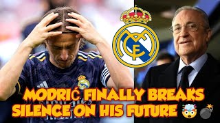 🚨 JUST IN! MODRIĆ BREAKS SILENCE ON HIS MADRID FUTURE 🤯 | PEREZ BACK'S TEAM TO WIN UCL 💣💥