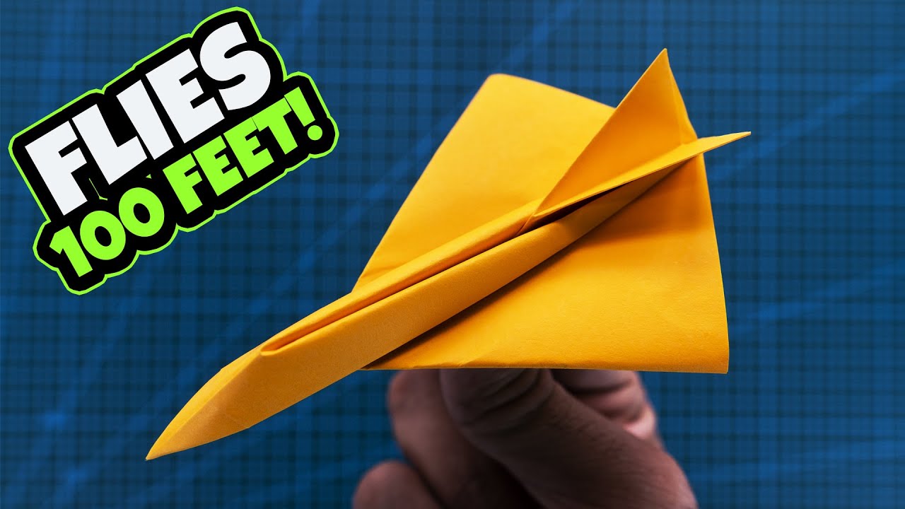 How To Make A Paper Plane, How To Make A Jet Paper Airplane (Diamondback) -  Youtube