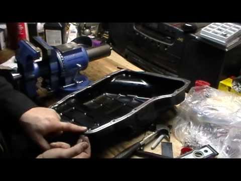 How to repair a dented, bent and/or damaged oil pan flange