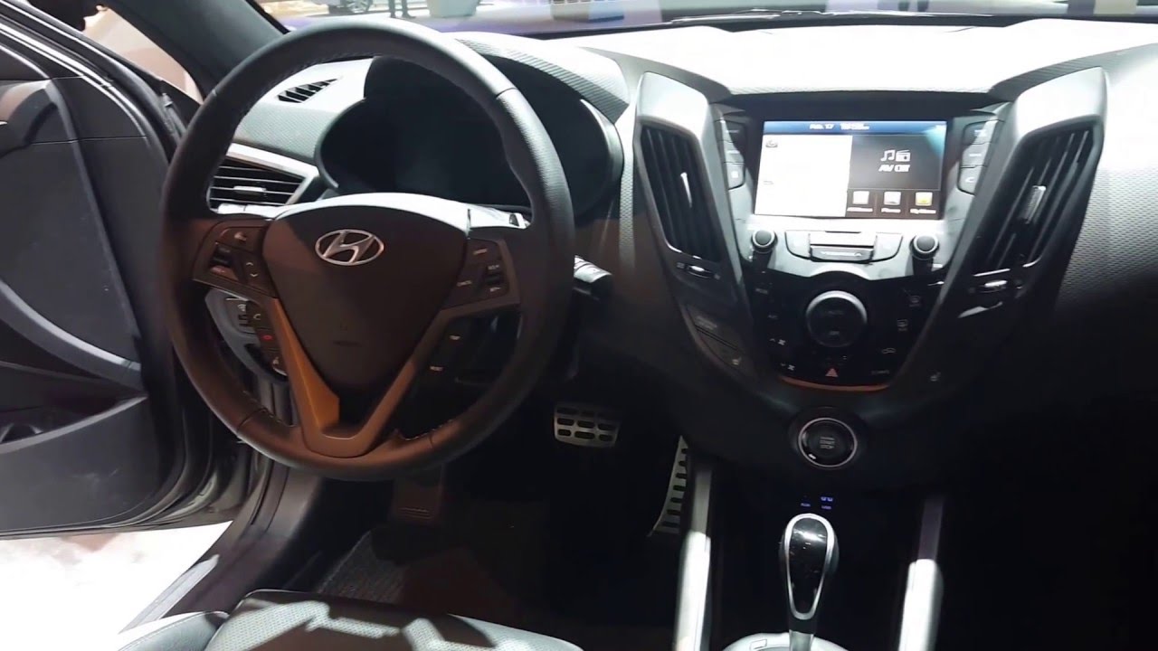 2016 Hyundai Veloster Turbo Interior 2016 Chicago Auto Show