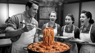 "The Americans Said, 'Spaghetti and Meatballs'" — Female German POWs Had Never Seen Such Portions