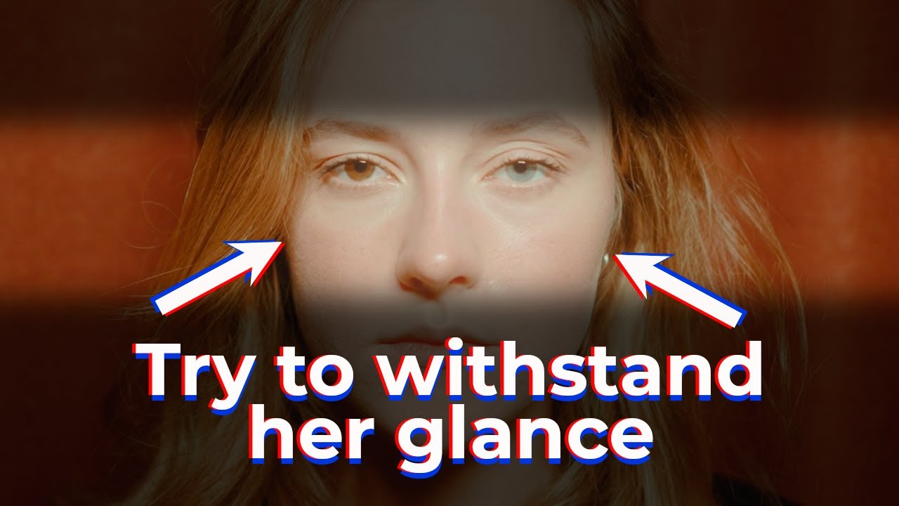 Eye contact game YOU WILL LOSE Try to withstand her glance YouTube