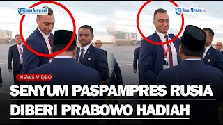READY TO GUARD PRABOWO While in Russia, Strong-Bodied Paspampres Smiles Given by Prabowo as a Gift