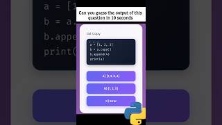 Python Interview Question | Crack Your Next Data Science Job | Python MCQ Challenge