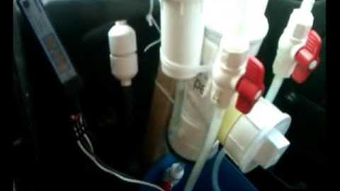 HHO generator test on the cars engine