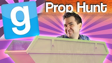 Gmod Prop Hunt - Invisible Skip (Garrys Mod Funny Moments)