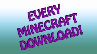 Every Minecraft.Jar Download Ever Released! Free Download