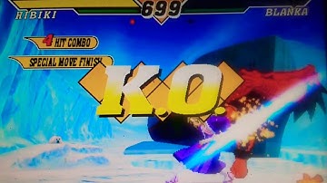 CVS2 HIBIKI OverKill Combo (use Lv2 Super Cancel) カプエス2 響 KO後逆キャン追い討ちコンボ