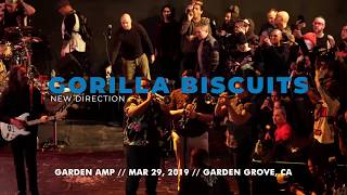 Gorilla Biscuits | NEW DIRECTION | Garden Amp (3/29/2019) LIVE