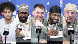 Luka Doncic, Kyrie Irving, Derrick Jones Jr., Dereck Lively II, Jason Kidd | Mavs vs Thunder Game 5