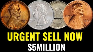 Unveiling the Top 9 Most Valuable Ultra Rare Pennies, Nickel , Quarter Worth A Lot Of Big Money