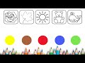 Обучающая игра про цвета для малышей Развивающие мультики для самых маленьких
