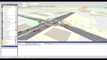 Create a "disco intersection" with signal API in VISSIM