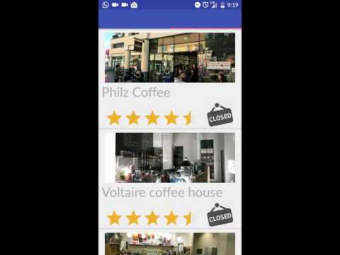 Restaurant Locator in Android