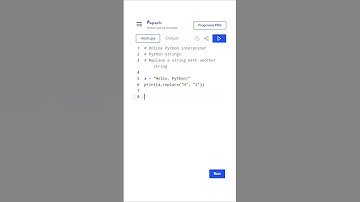 Replace a string with another string #python #strings #pythonstring #coding #programming #ai #shorts