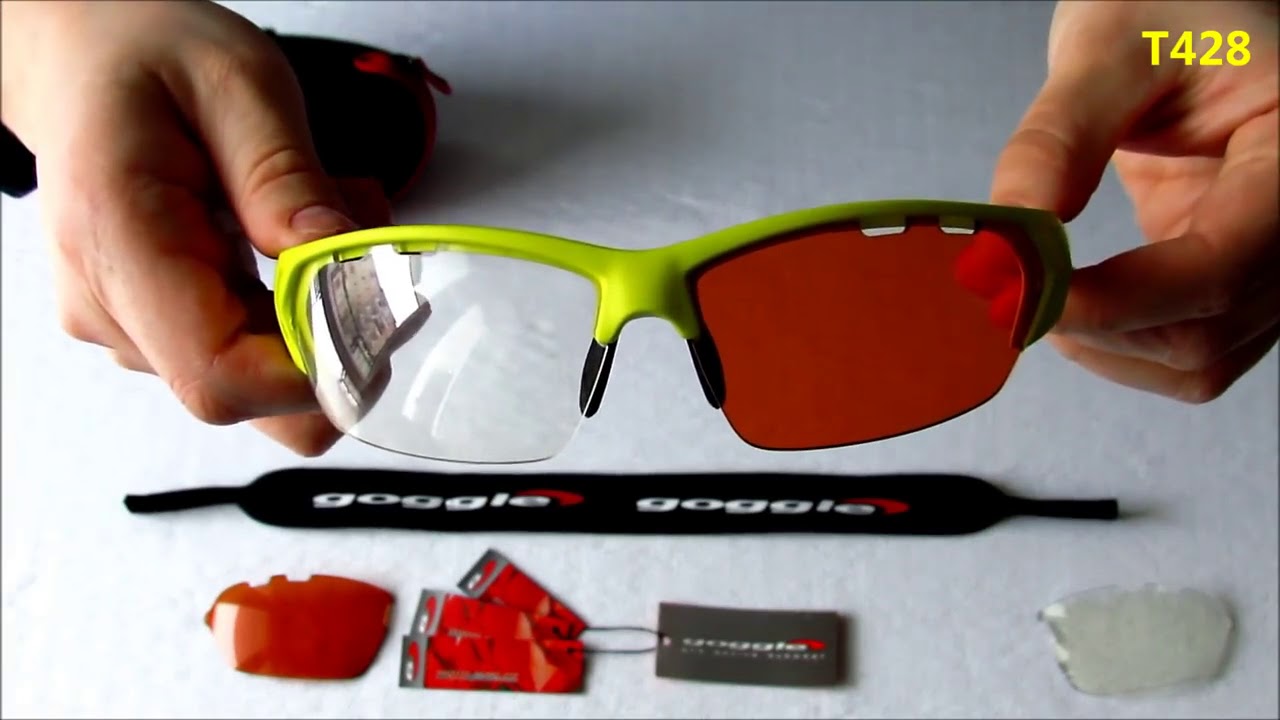 Очки маска Goggle T428   система сменных линз