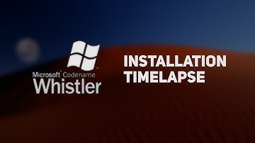 Installing Windows Whistler (Build 2446) | Timelapse