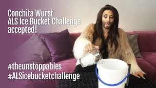 Video thumbnail of "Conchita Wurst Ice Bucket Challenge accepted! #ALSIceBucketChallenge"