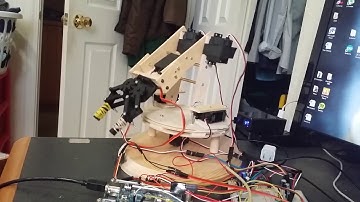 Arduino Wireless IR Remote Controlled Robot Gripper Arm