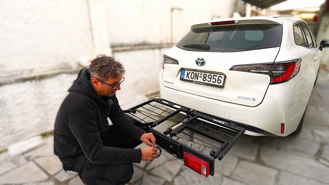 με 420€ σχάρα κοτσαδόρου αποσκευών για αυτοκίνητο και camper-vans