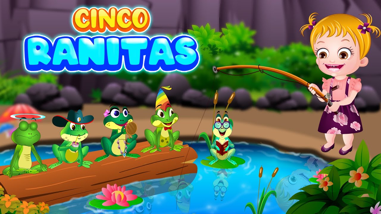 Cinco Ranitas -  Las Mejores Canciones y Rimas Infantiles Para Niños