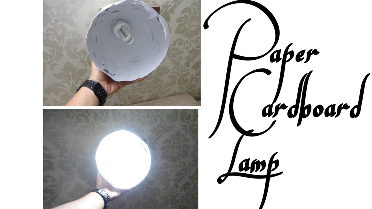 How to make a diy paper lamp at home ? easy and fast!! ft.Aman Ahmed