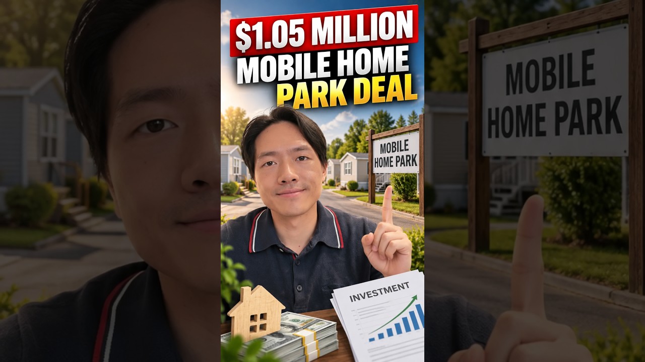 A Real $1.05 Million Mobile Home Park Deal, Broken Down #investing #paylesstaxes #money