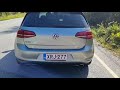 Golf GTE custom exhaust sounds and flyby soundcheck
