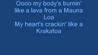 Video thumbnail of "B-52's - Lava - lyrics"
