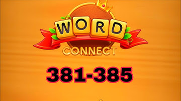 WORD CONNECT level 381 382 383 384 385