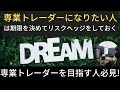 専業トレーダーになりたい人は期限を決めてリスクヘッジをしておく