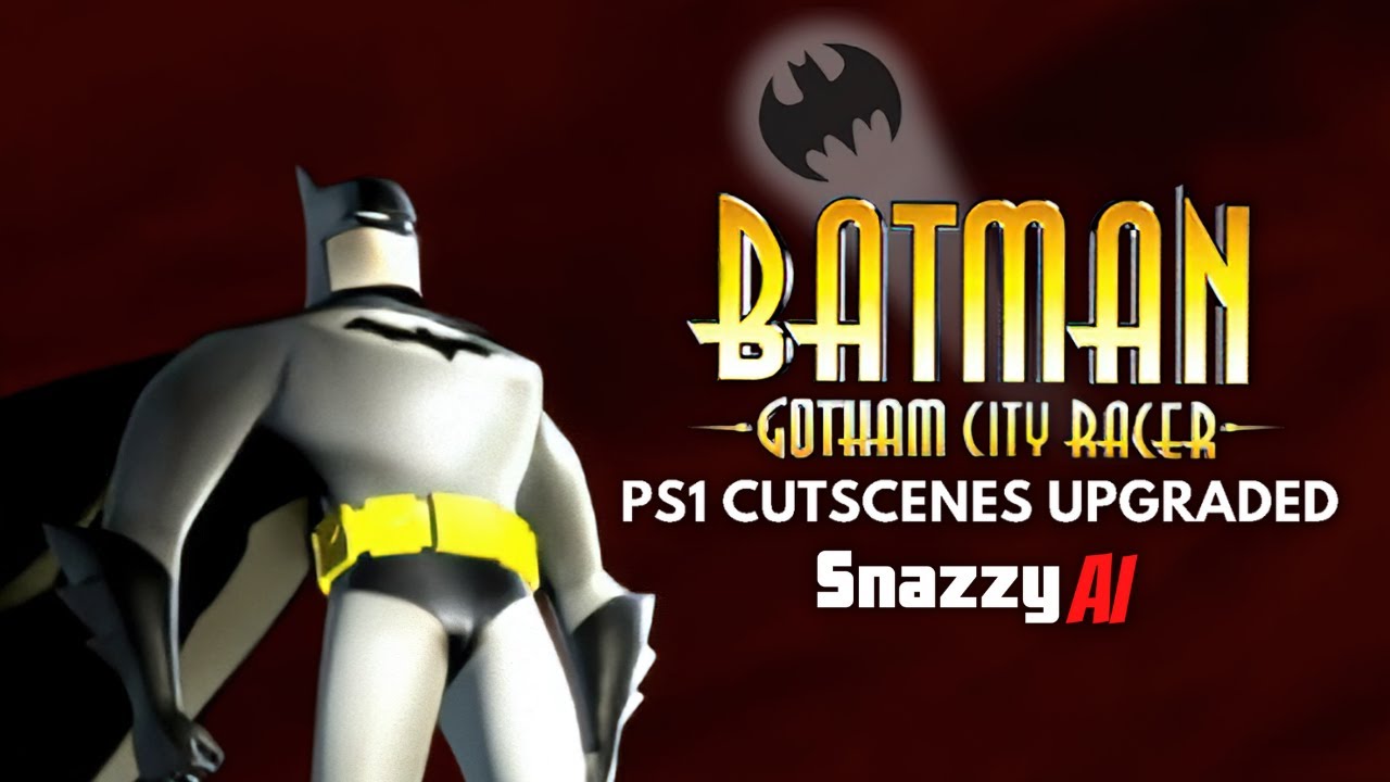 Batman: Gotham City Racer PS1 Cutscenes | Upgraded to 1080P - YouTube