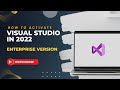 Download & install || visual studio || in 2022 || Enterprise version #Professionalengine