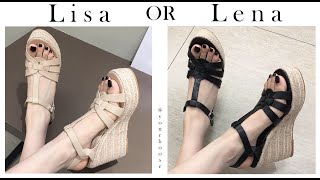 Lisa OR Lena? 💜 Wedge Heels Beautiful Collection 💜 | Pick one Kick one | #youchoose #lisaandlena