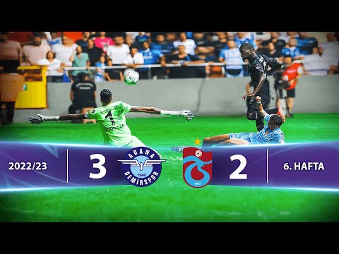 Adana Demirspor - Trabzonspor (3-2) Highlights/Özet | Spor Toto Süper Lig - 2022/23