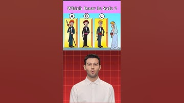 Which Door Is Safe ? 🤔 #shorts  #riddle #quiz #usaquiz