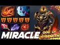 Miracle dragon knight  god of strength  dota 2 pro gameplay watch  learn