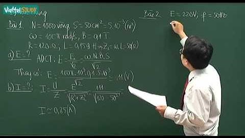 Lý thuyết về sản xuất điện xoay chiều  - kenhdaihoc.com