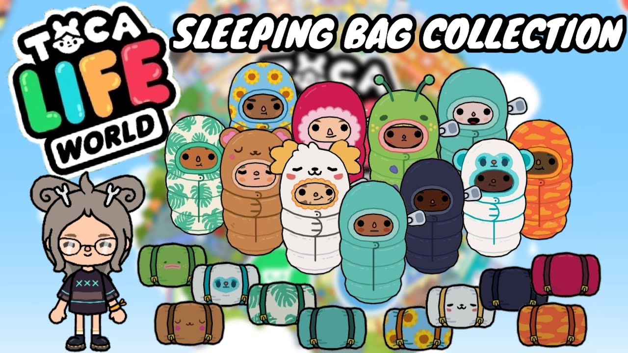 ALL SLEEPING BAGS in Toca Life World 🌍🥰💕 Toca Boca YouTube