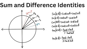 Sum and Difference Identities - Trigonometry