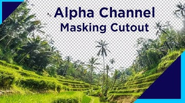 How to Remove Background using Alpha channel masking in Photoshop CC in Hindi with English Subtitles